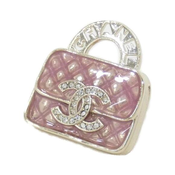 CHANEL Authentic Pink Brooch